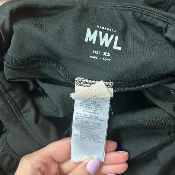 Madewell MWL Running Shorts in Black Size XS - Picture 3 of 4